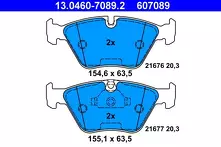Передние тормозные колодки ATE  13.0460-7089.2
