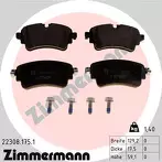 Задние тормозные колодки Zimmermann 22308.175.1 для Audi A6 C8 / седан