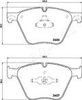 Передние тормозные колодки Japanparts PA-0129AF для BMW X5 F15