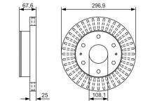 Тормозной диск Bosch 0 986 479 U07 0 986 479 U07