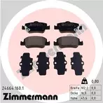 Задние тормозные колодки Zimmermann 24664.160.1 для Toyota Corolla 11 пок. / E170, E180