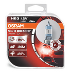 Osram Night Breaker Unlimited + 110% HB3 9005 9005NBU-HCB 9005NBU-HCB