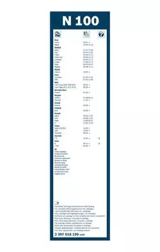 Bosch Twin Commercial N100 <span>щетка стеклоочистителя 1000 мм</span>