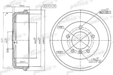 Задний тормозной барабан Patron  PDR1096