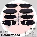 Передние тормозные колодки Zimmermann  22076.190.1
