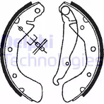 Задние тормозные колодки Delphi  LS1622