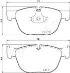 Передние тормозные колодки Japanparts  PA-0132AF