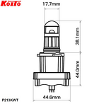 Koito Whitebeam LED HB3 6500k  P213KWT
