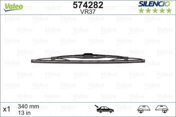 Valeo Silencio Rear VR37 <span>задний дворник 340 мм</span>