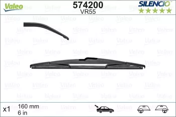 Valeo Silencio Rear VR55 <span>задний дворник 160 мм</span>