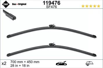 SWF VisioFlex 119476 <span>щетки стеклоочистителя 700/450 мм</span>