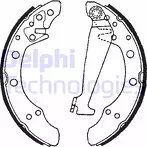Задние тормозные колодки Delphi  LS1625