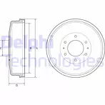 Задний тормозной барабан Delphi BF559