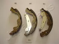 Задние тормозные колодки Japanparts GF-212AF для Citroen C1 1 пок.