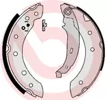 Задние тормозные колодки Brembo S 61 520 для Peugeot 206 хэтчбек