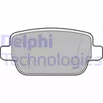 Задние тормозные колодки Delphi LP1969 для Ford Kuga 1 пок.