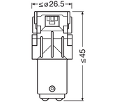 Osram LEDriving SL gen3 P21/5W  7528DYP-02B