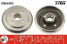 Задний тормозной барабан TRW DB4303