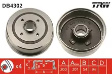 Задний тормозной барабан TRW  DB4302