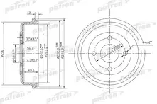 Задний тормозной барабан Patron PDR1533