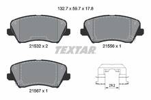 Передние тормозные колодки Textar Q+ 2153201 для Kia Cerato 4 пок. / седан / рестайлинг
