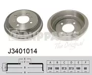 Задний тормозной барабан Nipparts J3401014