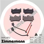 Задние тормозные колодки Zimmermann  23694.165.2