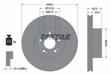 Тормозной диск Textar 92056600 для Mercedes-Benz S-Class C140 / купе