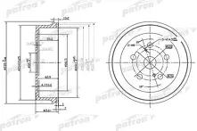 Задний тормозной барабан Patron  PDR1182
