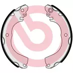 Задние тормозные колодки Brembo S 61 543 для Citroen C-ZERO 1 пок.