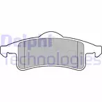 Задние тормозные колодки Delphi LP1558 для Jeep Grand Cherokee 1 пок.