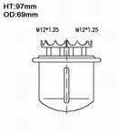 Топливный фильтр JS Asakashi FS7001U