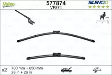 Комплект дворников Valeo Silencio Flat 700/650 мм VF874