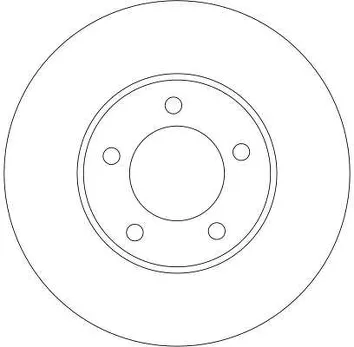 TRW DF4384 <span>тормозной диск вентилируемый</span>
