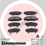 Передние тормозные колодки Zimmermann  24336.175.1