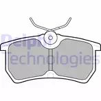 Задние тормозные колодки Delphi  LP1316