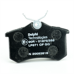 Задние тормозные колодки Delphi  LP571