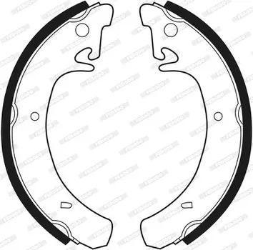 Ferodo FSB240 <span>тормозные колодки задние</span>