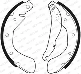 Задние тормозные колодки Ferodo  FSB335