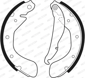 Ferodo FSB335 <span>тормозные колодки задние</span>