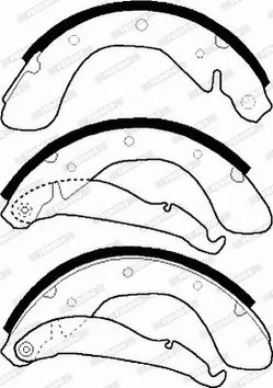 Ferodo FSB335 <span>тормозные колодки задние</span>