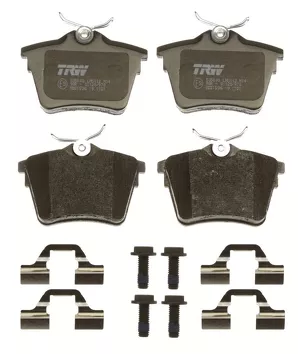 TRW GDB1596 <span>тормозные колодки задние</span>