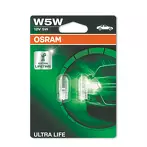 Osram Ultra Life W5W T10 2825ULT-02B (бл.2)