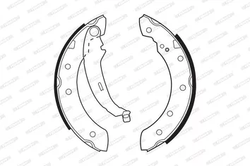 Ferodo FSB519 <span>тормозные колодки задние</span>