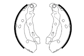 Bosch 0 986 487 668 <span>тормозные колодки задние</span>