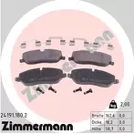Передние тормозные колодки Zimmermann  24191.180.2