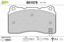 Передние тормозные колодки Valeo 601579 для Tesla Roadster 1 пок.