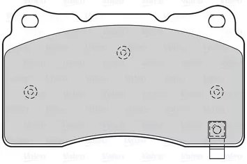 Valeo 601579 <span>тормозные колодки передние</span>