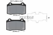 Задние тормозные колодки Textar 2574301 для Tesla Model X 1 пок.