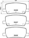 Задние тормозные колодки Brembo Prime Line P 09 032 для Tesla Model X 1 пок.